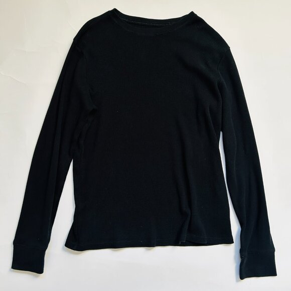 Lot of 2 Boys XL ( 14/16) Cat & Jack Black + Old navy Blue/Gray Thermal Shirt - Picture 2 of 16